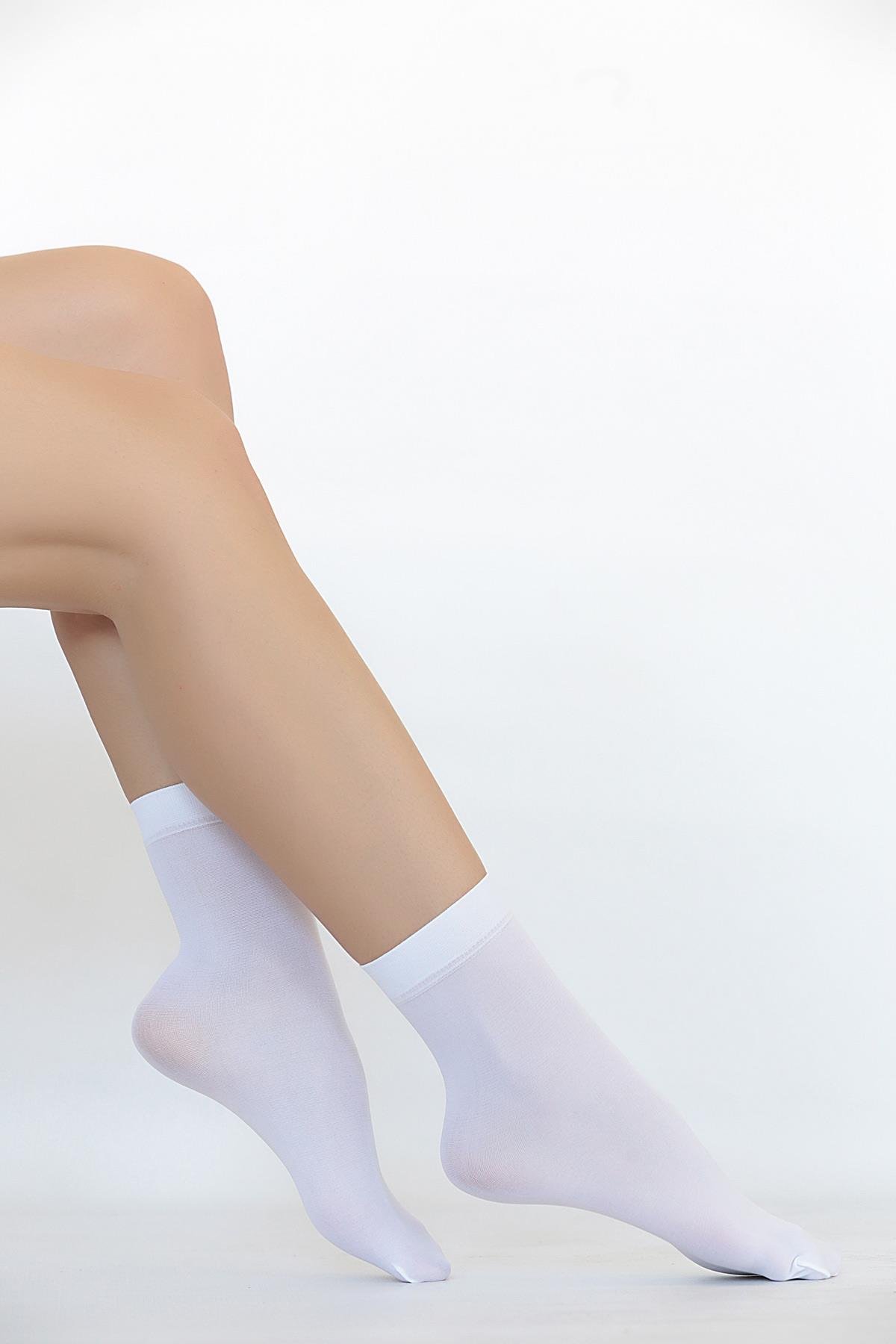 Mycro 50 Soket Çorap BEYAZ