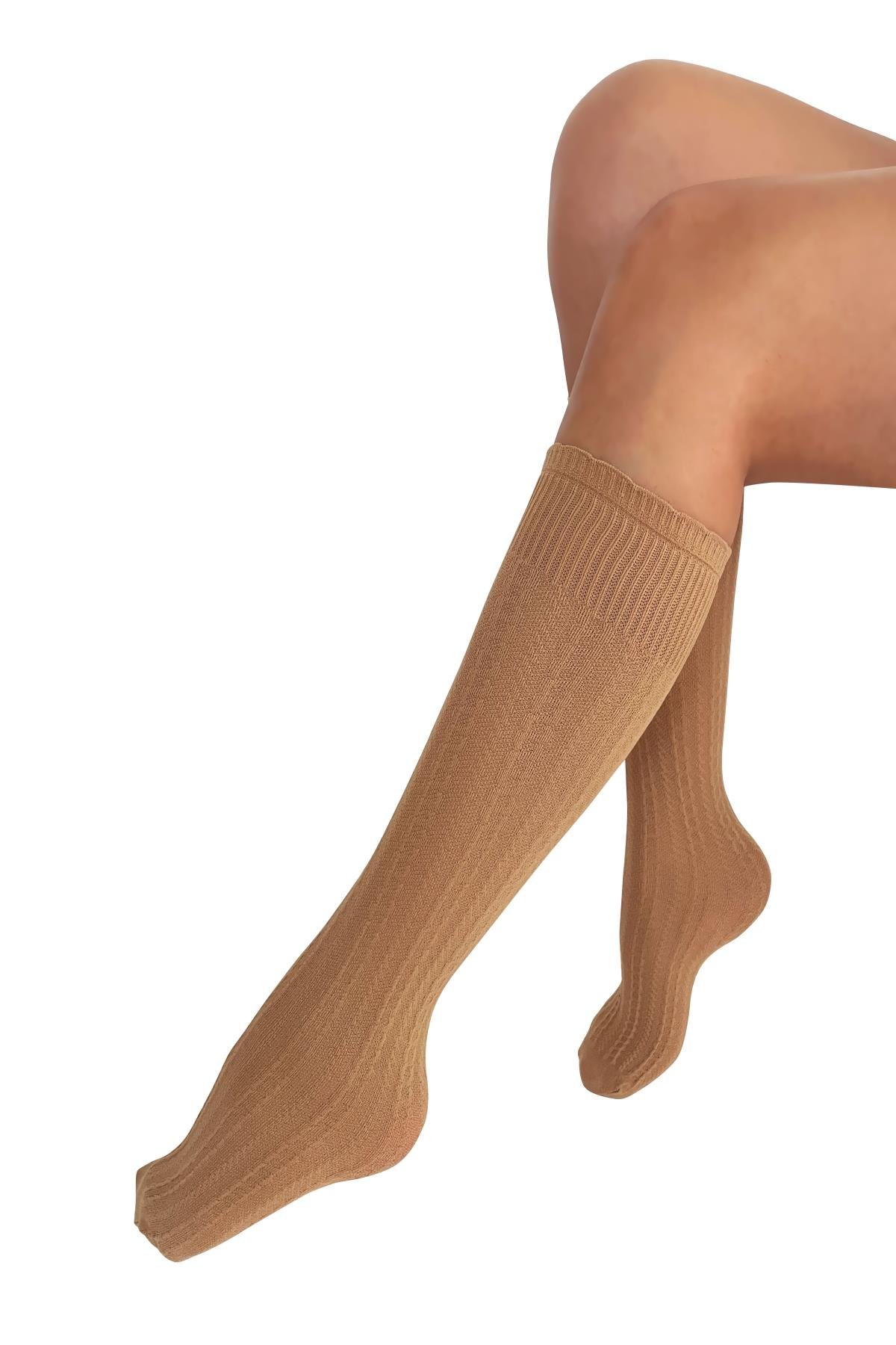 OYA DİZALTI ÇORAP TEN