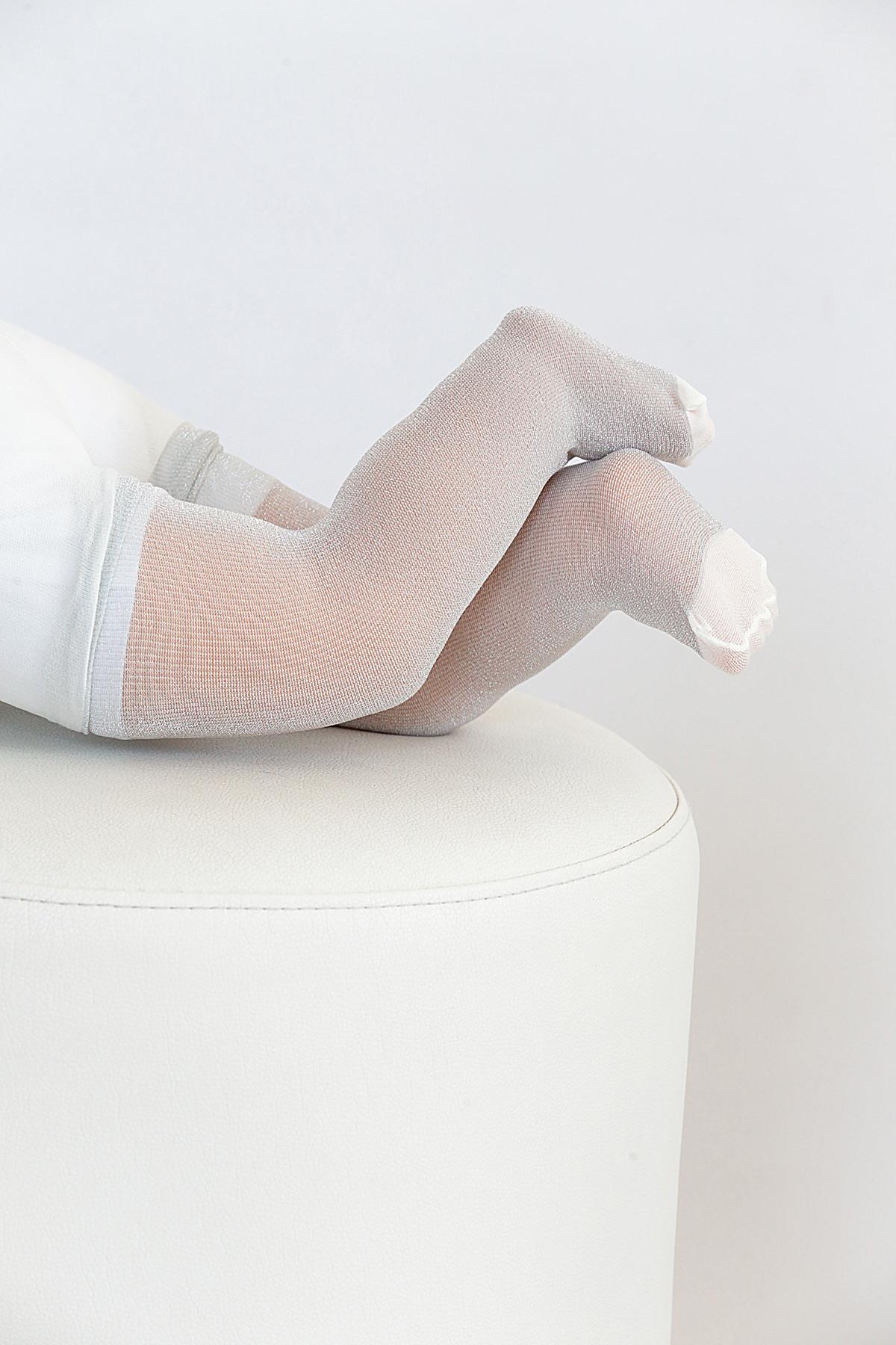 Sim Bebek Külotlu Çorap KEMİK