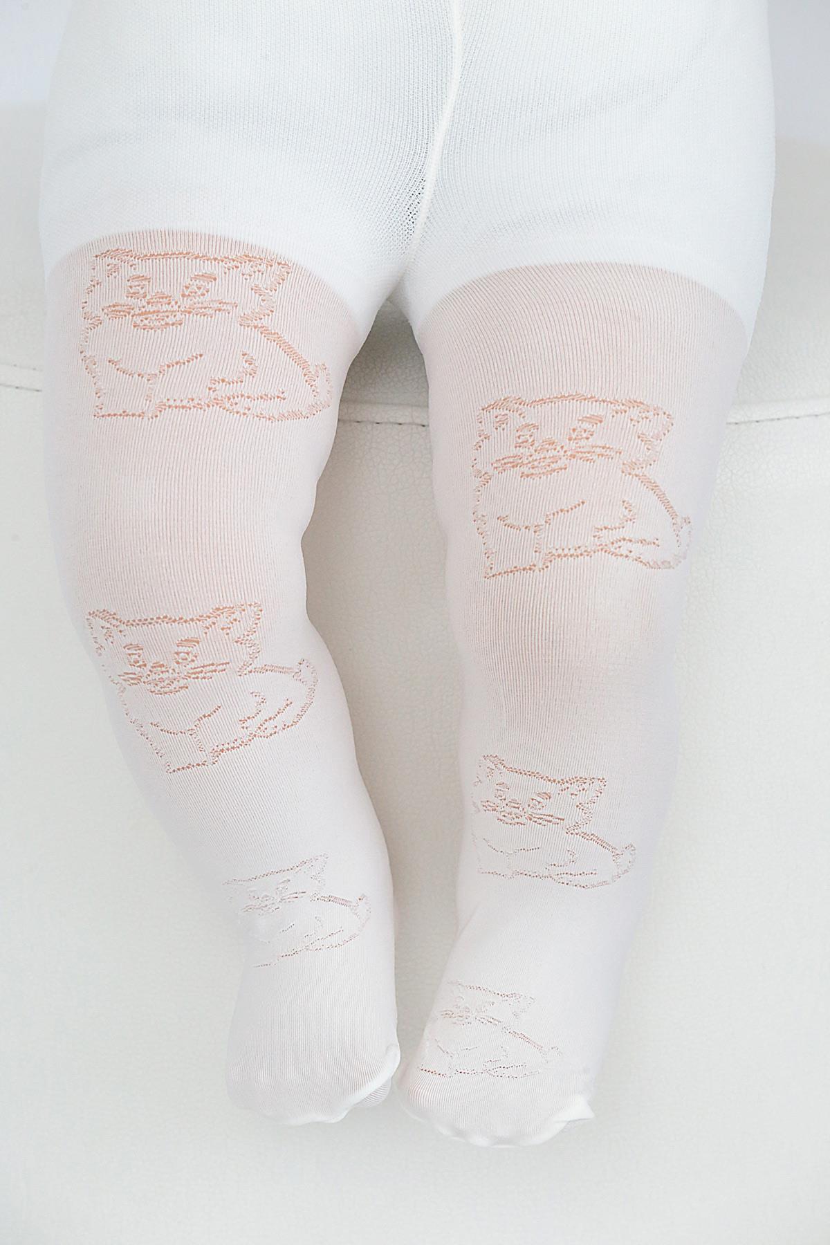 Tekir Bebek Mikro Bebek Külotlu Çorap KEMİK