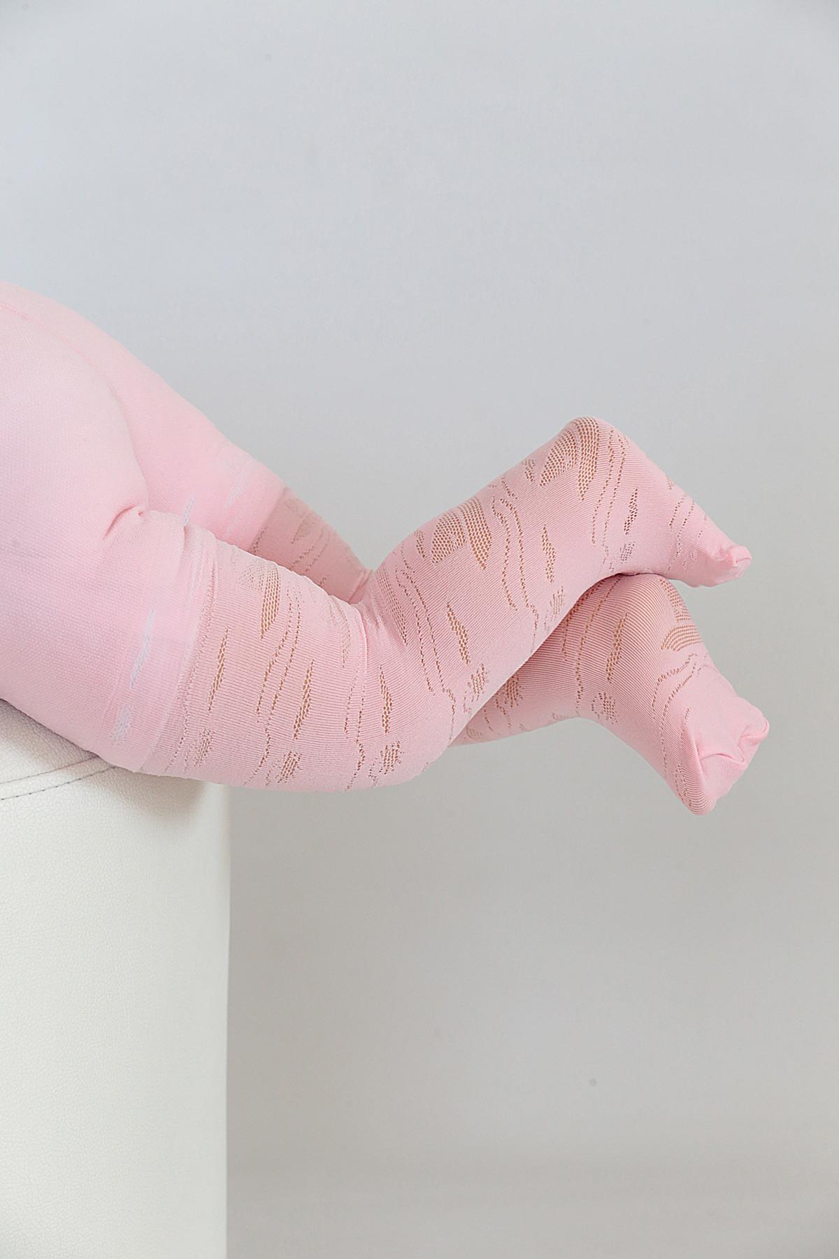 Yelkenli Bebek Mikro Külotlu Çorap PEMBE