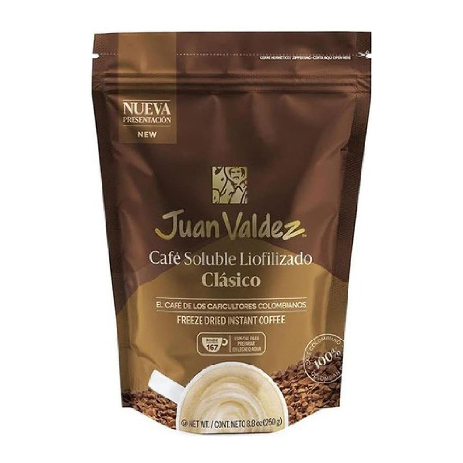 Juan ValdezKlasik Granül Çözünebilir Kahve 250gr, Freeze Dried