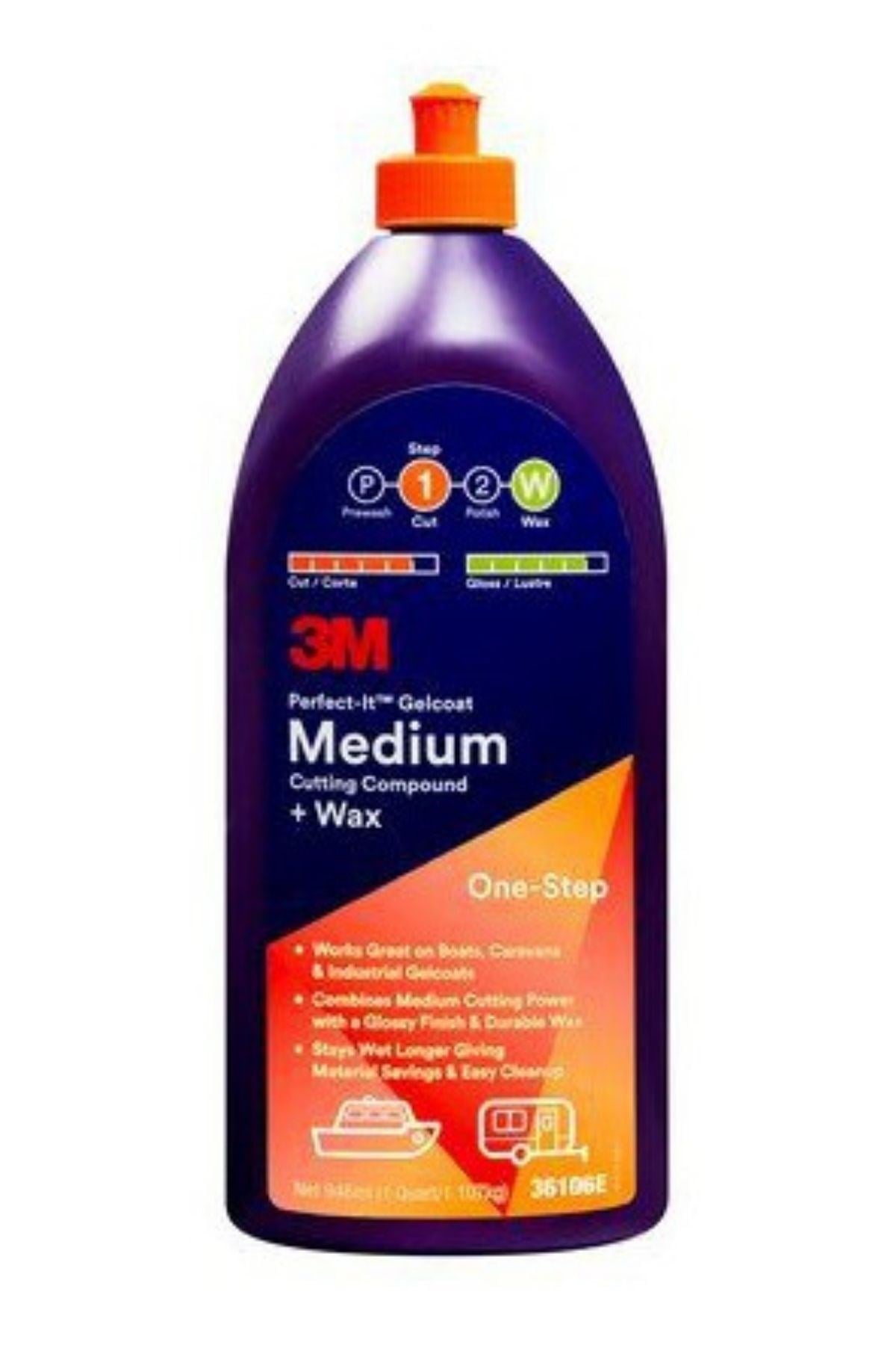 Perfect-It Jelkot Orta Kesme Bileşeni
 + Cila (946 ml)