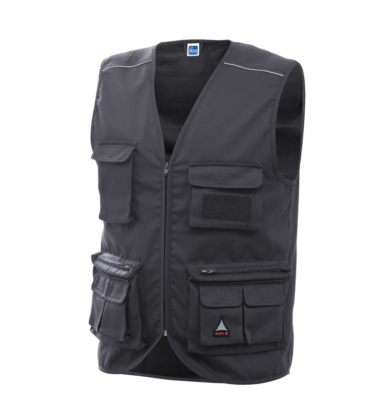SIGGI GILET CHROME GRİ M