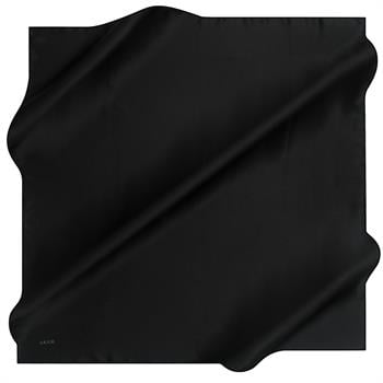 Aker Düz İpek Eşarp Twill - Siyah 911