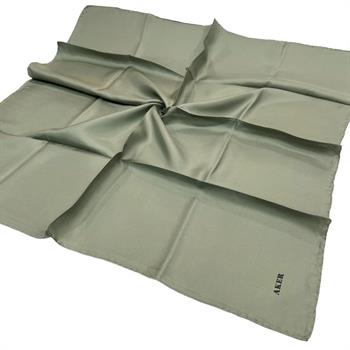 Aker Düz İpek Eşarp Twill - Soft Çağla 957