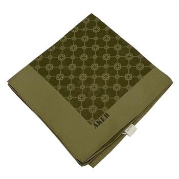 Aker Elegance Monogram Eşarp - Haki 934