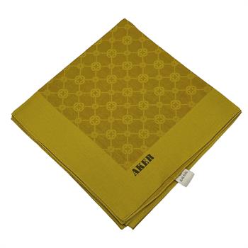 Aker Elegance Monogram Eşarp - Hardal 962