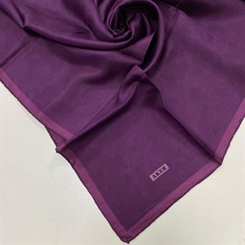 Aker İpek Eşarp - 7208713-912 Mor Twill