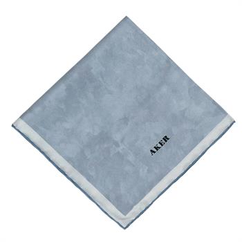 Aker İpek Eşarp - 7208713-921 Bebe Mavisi Twill