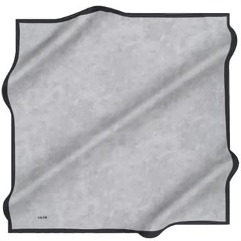 Aker İpek Eşarp - 7208713-975 Koyu Gri Siyah Twill