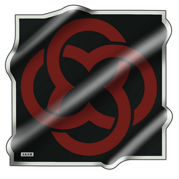 Aker İpek Eşarp - 8800713-913 Siyah Bordo Twill