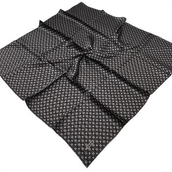 Aker İpek Eşarp - 8921701-311 Siyah Füme Sura