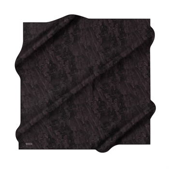 Aker İpek Eşarp - 8925713-914 Siyah Antrasit Twill