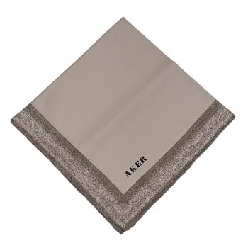 Aker İpek Eşarp - 8959713-931 Bej Twill