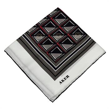 Aker İpek Eşarp - 8968713-911 Vizon Ekru Twill