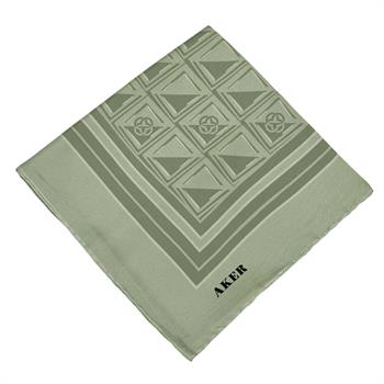 Aker İpek Eşarp - 8968713-952 Açık Çağla Twill