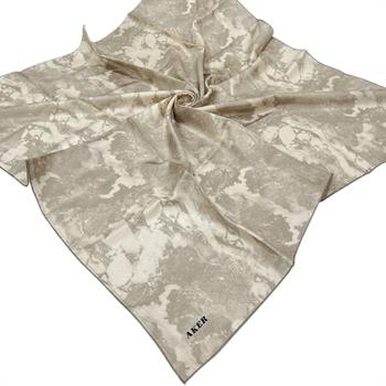 Aker İpek Eşarp - 8974713-934 Bej Twill