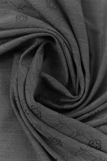 Aker Jakarlı İpek Koton Şal - 8935977-974 Füme Gri