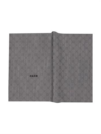 Aker Jakarlı İpek Koton Şal - 8935979-971 Gümüş Gri