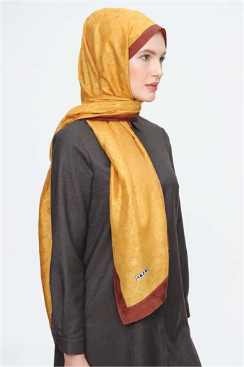 Aker Koza Şal - Gold Kahve 933