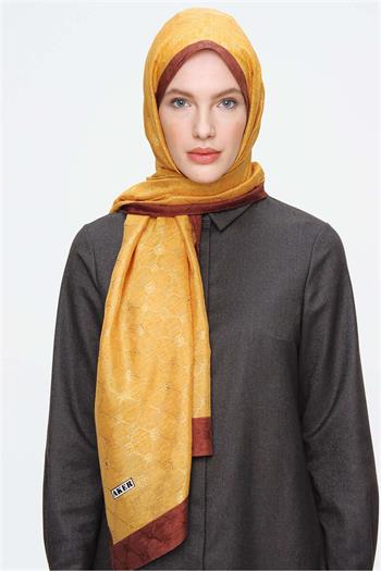 Aker Koza Şal - Gold Kahve 933