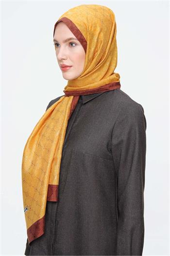 Aker Koza Şal - Gold Kahve 933