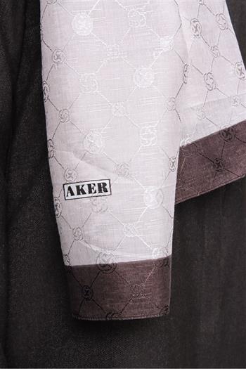 Aker Koza Şal - Krem Kahve 971