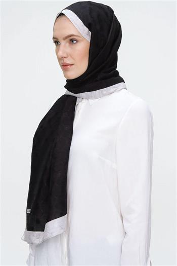 Aker Koza Şal - Siyah Beyaz 911