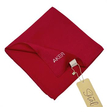 Aker Kristal Eşarp - Kırmızı 942