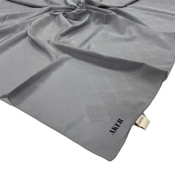 Aker Monogram Eşarp - Gri 972