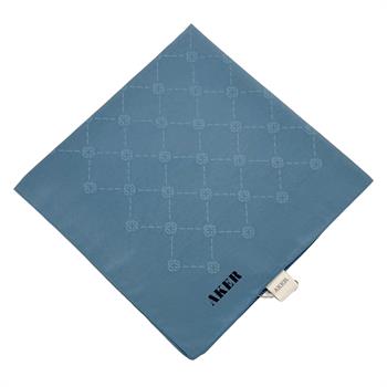 Aker Monogram Eşarp - İndigo 925