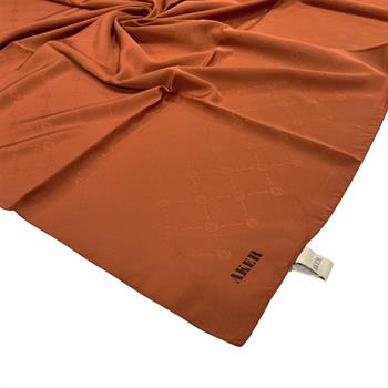 Aker Monogram Eşarp - Kiremit 962