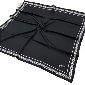 Aker Twill Eşarp - 8578795-911 Siyah Ekru
