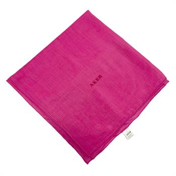 Aker Yaz Serinliği Düz İpek Koton Eşarp - Fuşya 498