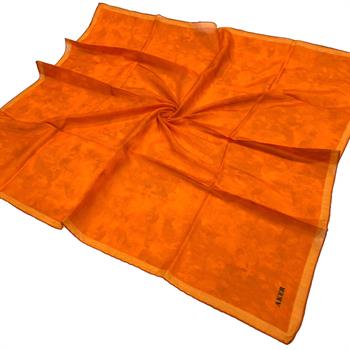 Aker Yaz Serinliği İpek Koton Eşarp - 7208221-462 Turuncu