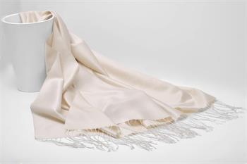 Armanda İpek Şal - Krem