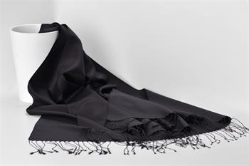 Armanda İpek Şal - Siyah