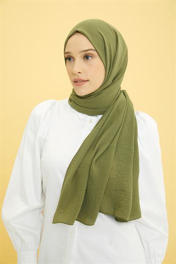 Armine Caz Şal - Yağ Yeşili 4017