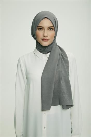 Armine Caz Şal - Koyu Gri 4025