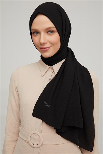 Armine Caz Şal - Siyah 4001