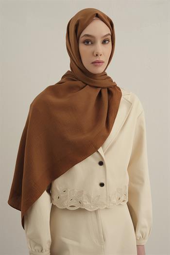 Armine Düz Lyocell Şal - Bakır 74