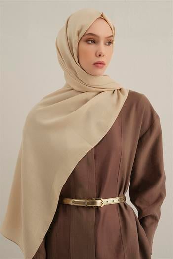 Armine Düz Lyocell Şal - Bej 64