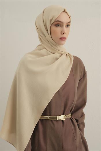 Armine Düz Lyocell Şal - Bej 64