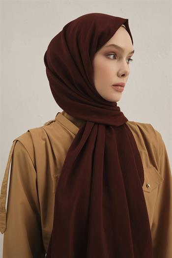 Armine Düz Lyocell Şal - Bordo 32