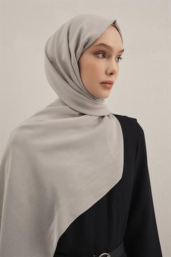 Armine Düz Lyocell Şal - Gümüş 23
