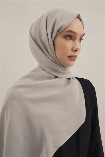 Armine Düz Lyocell Şal - Gümüş 23