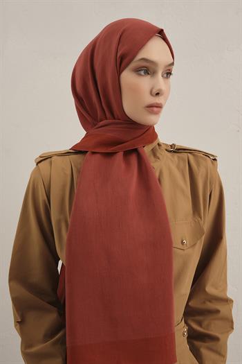 Armine Düz Lyocell Şal - Kiremit 35
