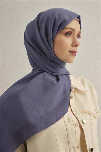 Armine Düz Lyocell Şal - Kot Mavi 42
