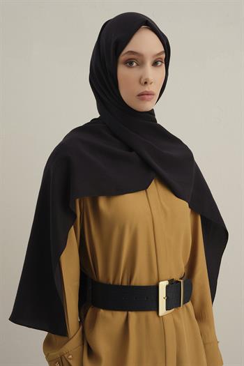 Armine Düz Lyocell Şal - Koyu Lacivert 03